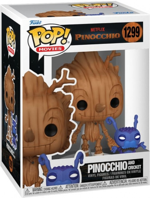 Funko Netflix Pinocchio Pop Vinyl: Pinocchio and Cricket