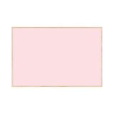 Bi-Office Magnetisch Bord Earth New Basic Peony, 88,5 x 58,5 cm, Gelakte Stalen Oppervlakte, Lijst van Natuurlijk Dennehout