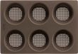 Lékué Bakvorm 6 Broodjes - Siliconen - Brown