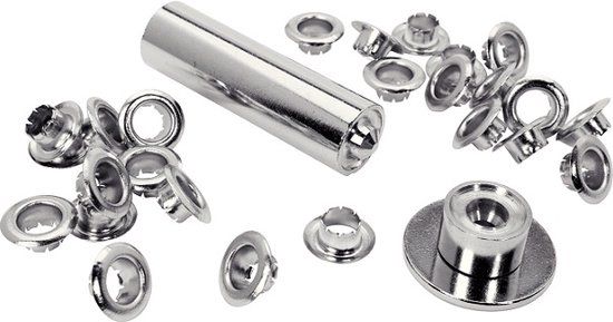 Rapid Oogjes - 6 mm, 25 st., Zilver