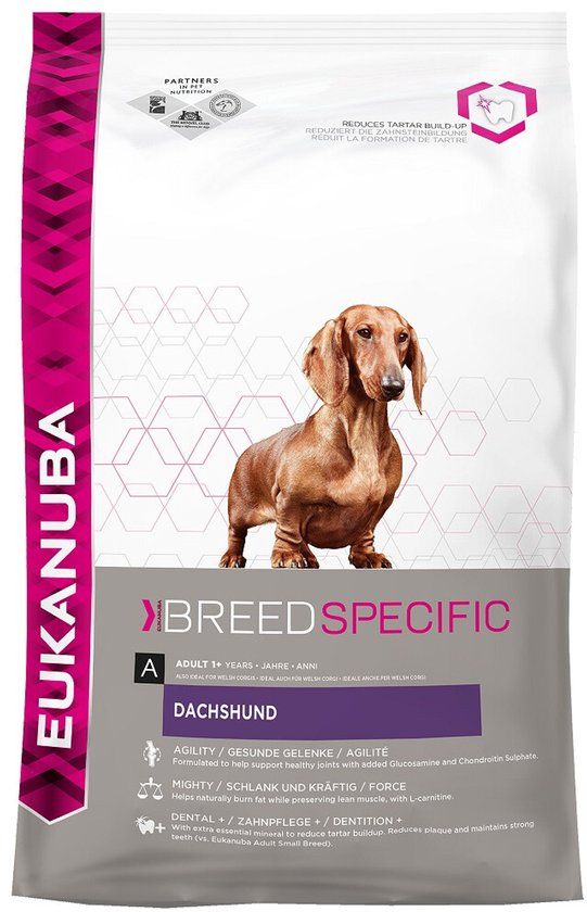 EUKANUBA Dog Adult Dachshund - Chicken - 3 x 2.5kg