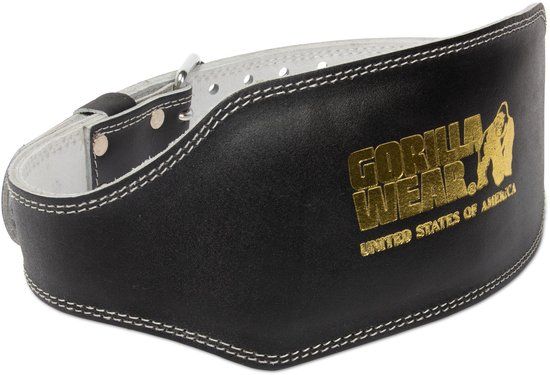 Gorilla Wear Full Leather padded belt - L/XL