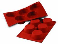 Silikomart sf 024 muffin - silicone vorm ø81 h 32 mm