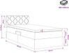 vidaXL Opbergbed met hoofdeinde, donkergroen, 100 x 200 cm, fluweel