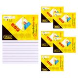 Idena 90362 - Indexkaarten A5, 600 stuks gelinieerd, flashcards van 180 g/m² FSC-Mix papier in wit, voor school en kantoor