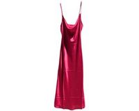 Guess Damesjurk Akilina Kort Mouwloos Rood Satijn V-hals