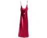 Guess Damesjurk Akilina Kort Mouwloos Rood Satijn V-hals