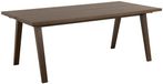 Giga Living Eettafel Annie - Rechthoek Walnoot - 200x95x74,6cm