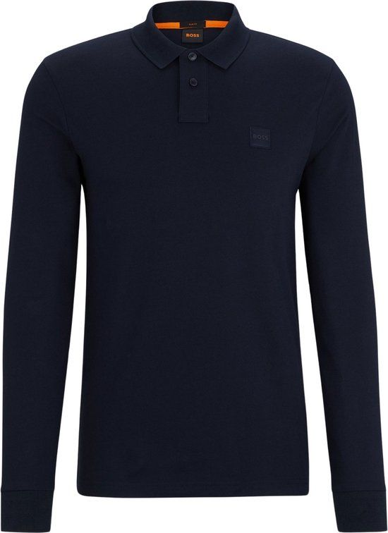 BOSS Passerby Polo - Navy - Slim-fit - Men - Size XL