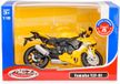 MSZ Daffi 1:18 Yamaha YZF-R1 Moto Jaune