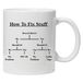 How to fix stuff' Fun Mok Koffie Thee Mok - Alles Gute zum Moederdag/Zomer/Kerst/Verjaardag/Jubileum Cadeau