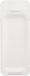 Papstar Borden, karton "pure" hoekig 8 cm x 21 cm wit met handvat (250 stuks)