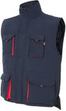 Velilla Gewatteerde multifunctionele veiligheidsvest XL marine/rood