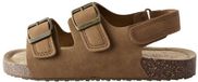 Next - Jongens - Sandalen met verzacht voetbed, dubbele gesp en brede pasvorm (G) - Bruin