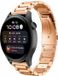Strap-it Stalen Smartwatch bandje - Rosé Goud - Geschikt voor Huawei Watch 3 / 3 Pro