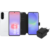 Samsung Galaxy A37 256GB Wit 5G + Basis Accessoirepakket