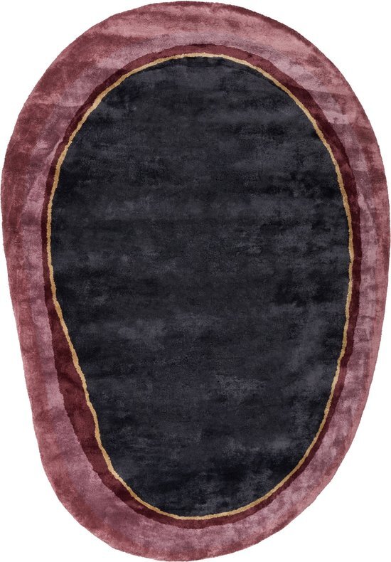 PITHORO - Vloerkleed - Zwart - 160 x 230 - Viscose