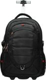 Enrico Benetti Trolley rugzak - zwart - polyester