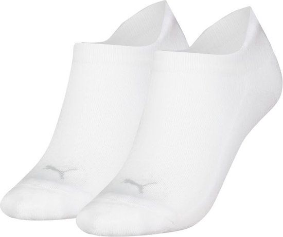 Puma Sneakersokken Dames Cushioned - 2 paar - Wit - Maat 39/42