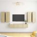 Maison Exclusive - Ensemble de meuble TV 6 pièces Chêne Sonoma Bois d'ingénierie
