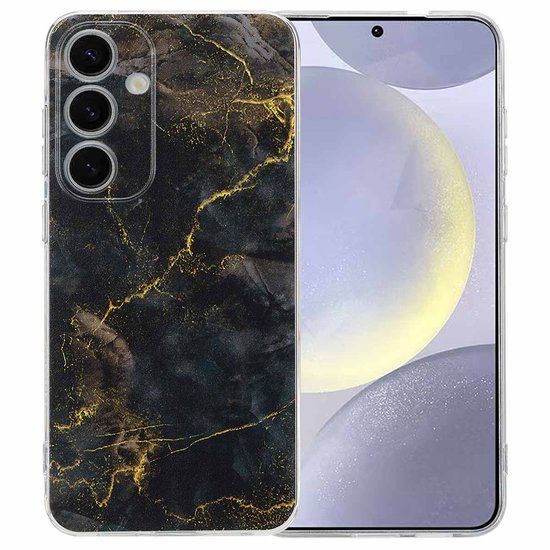 imoshion Back Cover voor Samsung Galaxy S25 Plus - Black Marble