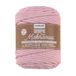 GLOREX 5 1007 20 - Macramé-touw 5 mm, 500 g, roze, lengte 85 m, superzacht textielgaren van 60% katoen, 40% viscose, voor haken, breien, knopen en textieldesign