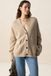 Sissy-Boy Beige vest met V-hals