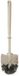 PARENCE. Classic Bath Brush - Badborstel zonder standaard, gemakkelijk op te bergen, dagelijks gebruik - 33,5 cm