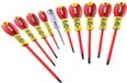 Facom SET DE 10 GEISOLEERDE SCHROEVENDRAAIERS 1000V