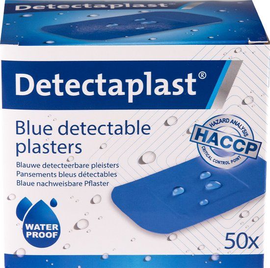 Detectaplast blauwe pleisters Universal - 50 x 72 mm - 50 stuks