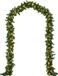 Casaria Guirlande de Noël - 10m 200 LED - Aiguilles de pin Vert – Blanc chaud
