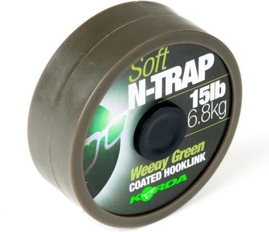 Korda N-Trap Soft - Onderlijnmateriaal - 6.8 kg - Weedy Green