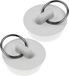 Stop Universeel 2 stuks Blanc Caoutchouc bouchon de vidange pour 1 1/4 pouce dessus de valve