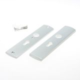 AXA 6660 Plaques de sécurité Curve PC55 F1 Aluminium