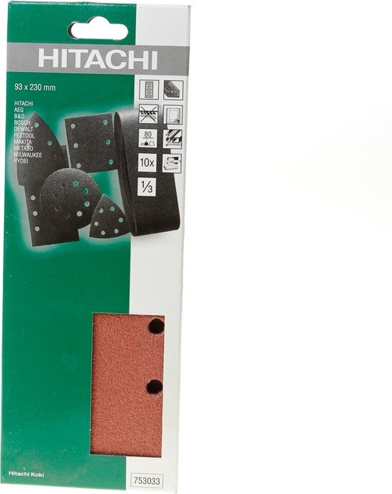 Hikoki Hikoki Schuurpapier 93X230 K80 (10 st)