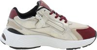 Hip H1161-264-57CO-PC-0 Lage Sneakers Kinderen Vrouwen Bordeaux Leer Maat 34
