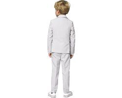 OppoSuits Groovy Grey - Jongens Pak - Grijs - Maat 98/104 (4 Jaar)