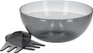 Gusta The Gift Groothandel BV Acryl Saladeschaal Met Bestek Smoke
