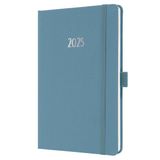 Sigel agenda 2025 - Jolie Feel - A5 - hardcover - 7 dagen / 2 pagina's - powder blue
