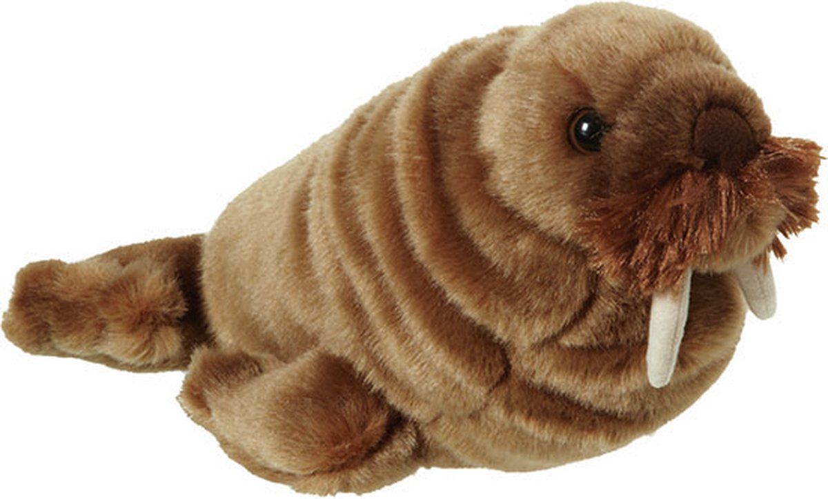 Nature Planet Pluche walrus knuffel 30 cm - Knuffeldier