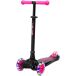 i-Glide Trottinette Enfant 3 Roues (Noir/Rose)