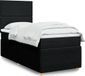 Maison Exclusive - Boxspringbed met matras Zwart 80x200 cm Stof