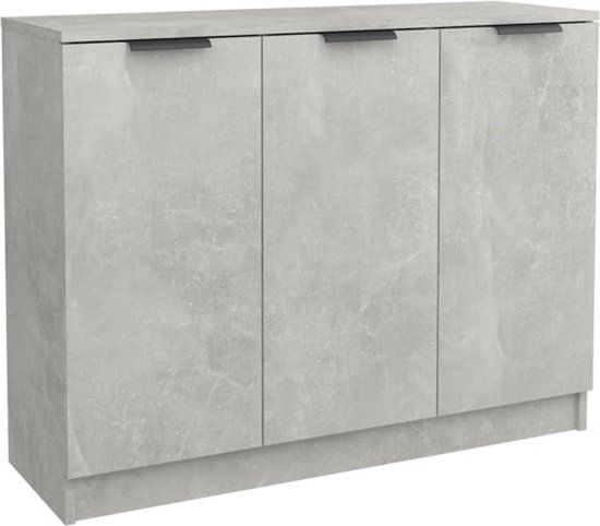 vidaXL Dressoir 90,5x30x70 cm betongrijs hout