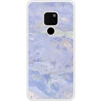 Icecat Bedrukt siliconen hoesje compatibel met Mate 20 Marbre Bleu
