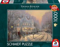 Schmidt Puzzle Feestelijke Kerstdagen Thomas Kinkade 1000 stukjes