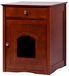 dobar 35272 Designer kattenkast "Mohrle" met lade, bruin