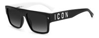 DSQUARED2 ICON 0003/S Mannen Zonnebril Zwart