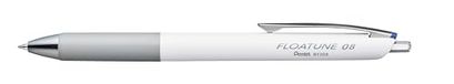 Pentel BY208 Floatune intrekbare Rollerball Pen, 0,8 mm tip, blauwe inkt (Pack van 12)