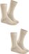 Hudson Only 2-pack Heren Sokken Beige Melange Maat 43/46