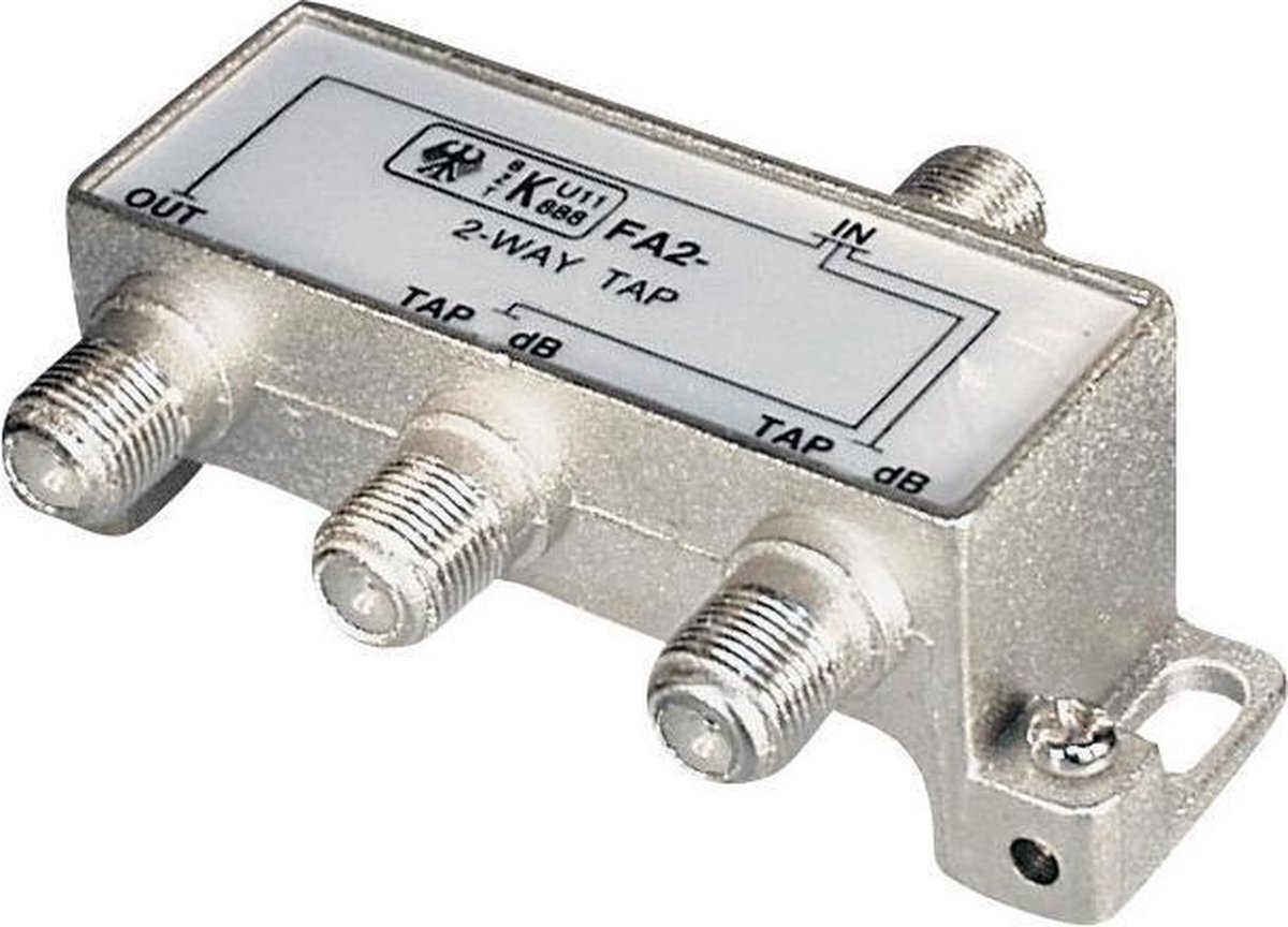 transmedia Multitap met 2 uitgangen - 8,5 dB / 5-1000 MHz